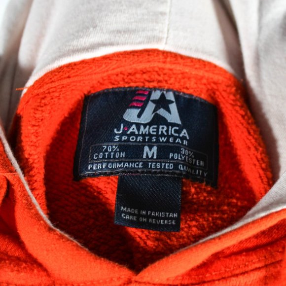 Clemson Tigers Football Team Hoodie Mens Size Medium Orange Sweater - Picture 5 of 6